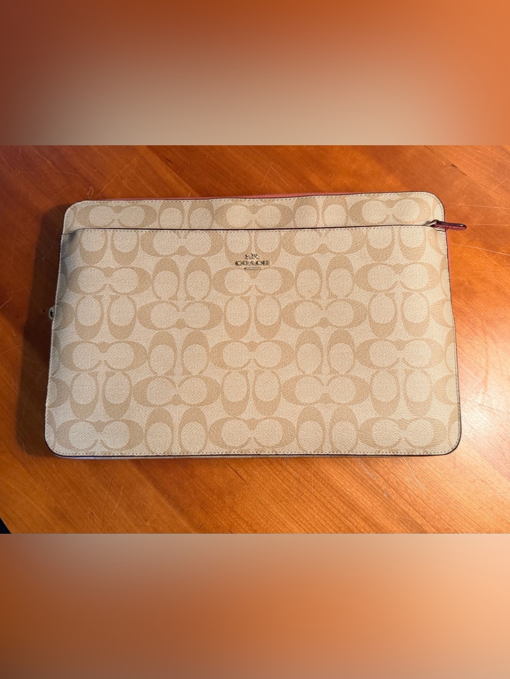 Coach Laptop Signature Canvas 13” Sleeve